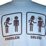 Problem Solved Shirt Light Blue